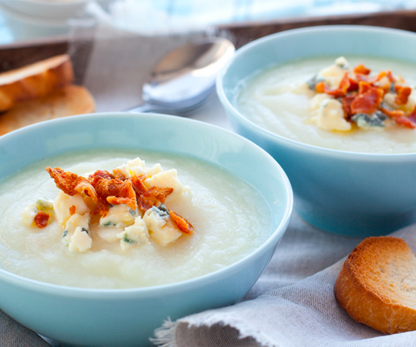 Photo of - Cauliflower Soup with Romano Cheese