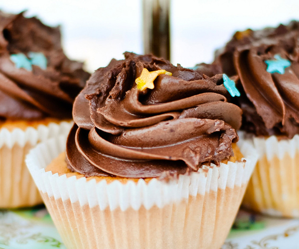 Photo of - Chocolate Chips and Mascarpone Cupcakes