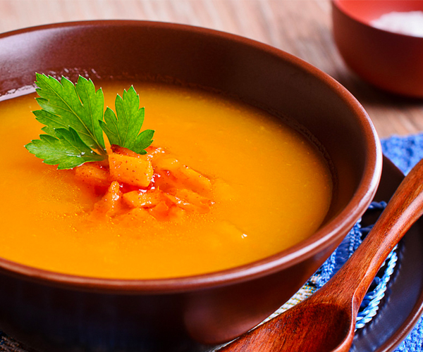 Photo of - Curried Carrot and Mascarpone Soup