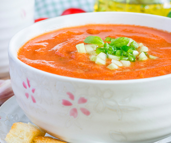 Photo of - Golden Gazpacho Soup