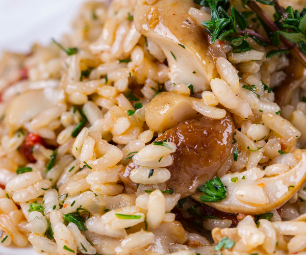 Photo of - Mushroom Leek Pilaf