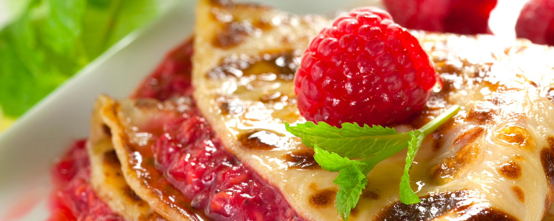 Photo of - Raspberry and Ricotta Dessert Omelette