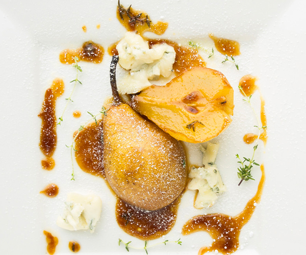 Photo of - Roasted Pears with Pepato Cheese