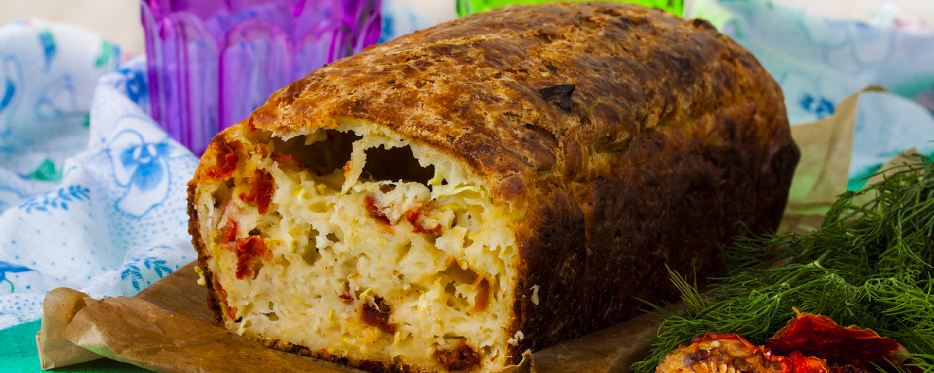 Photo of - Sun-Dried Tomato and Provoloncino Bread
