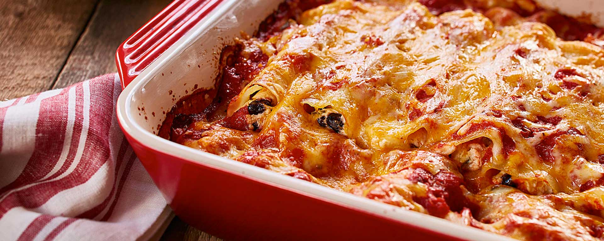 Photo of - Salsa Chicken & Black Bean Cannelloni